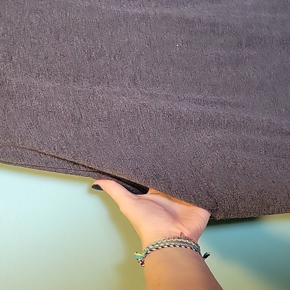 Zenana Premium Women's Gray Stretchy Shift Dress &Necklace Set Size Large - Picture 8 of 12